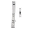 Paired-Plate Recessed Touch Lock with Slotted Turn Control