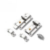 Push-Button Surface Slide Bolt with Crossbar Handle