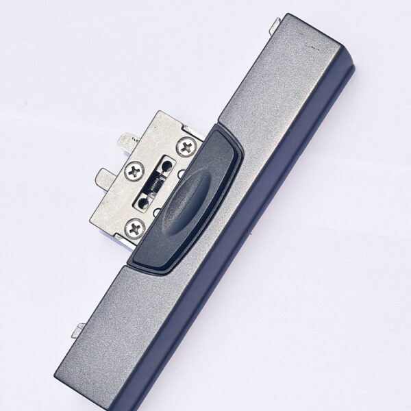 Push-Paddle Window Latch with Twin Spring Catch Tabs