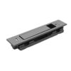 Recessed Folding-Paddle Window Latch with Slim Faceplate