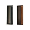Recessed Sliding Pull Handle with Stitched Side Grip Insert