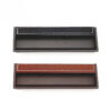 Recessed Sliding Pull Handle with Stitched Side Grip Insert