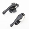 Ribbed Straight-Lever Window Sash Lock with Oval Base
