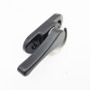 Ribbed Straight-Lever Window Sash Lock with Oval Base