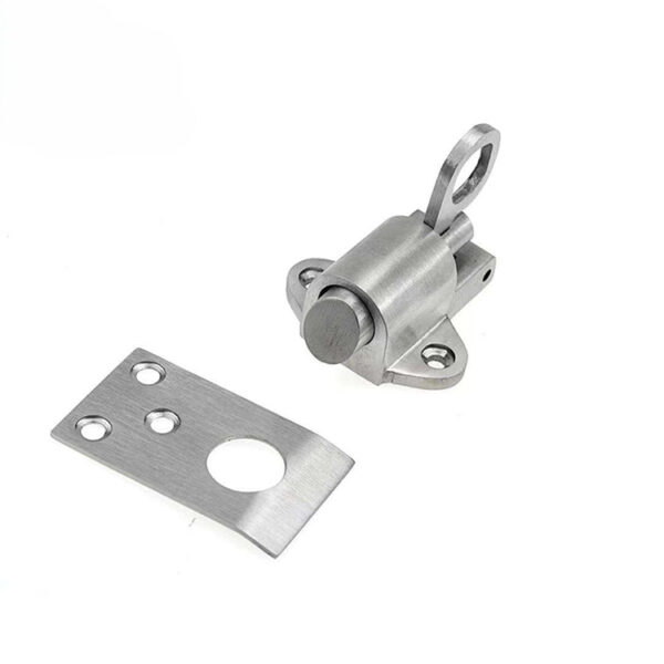 Ring-Pull Window Bolt Latch with Flat Strike Plate