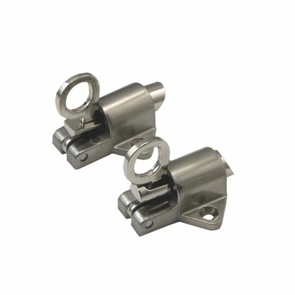 Ring-Pull Window Bolt Latch with Flat Strike Plate