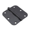 Rounded-Corner Butt Door Hinge with Six-Hole Pattern