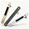 Rounded-End Recessed Touch Lock with Status Window and Hook Latch
