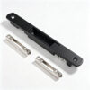 Rounded-End Recessed Touch Lock with Status Window and Hook Latch