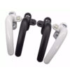 Rounded Lever Window Handle with Integrated Roller Catch