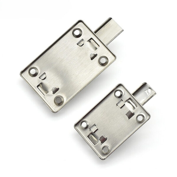 Short-Tab Surface Sliding Lock with Two-Lug Keeper