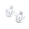 Sliding Closet Door Roller and Guide Hardware Set with Cup Pulls