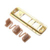 Sliding Closet Door Roller and Guide Hardware Set with Cup Pulls