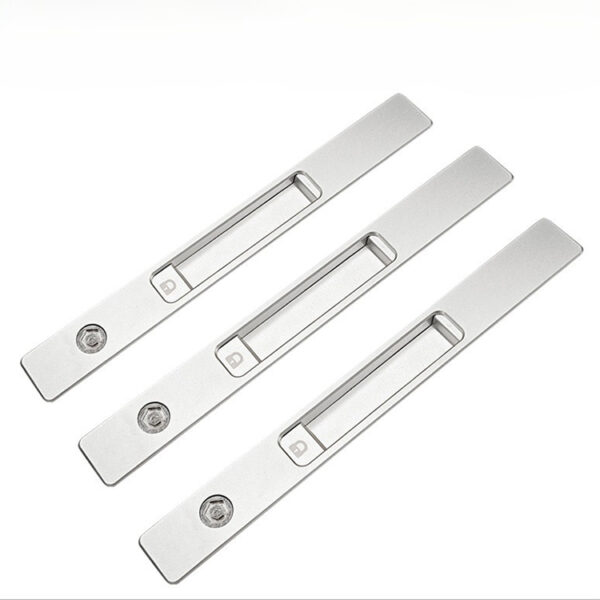 Slim Recessed Touch Lock with Flush Pull and Hex-Socket Control