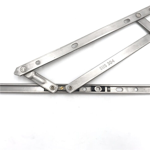 Slotted-Arm Window Friction Stay with Extended Guide Track