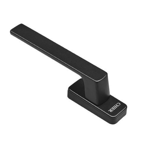 Stepped-Offset Casement Window Handle with Broad Pivot Shoulder