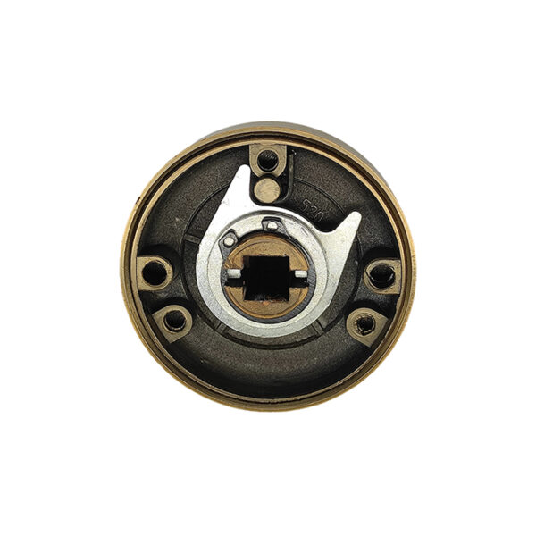 Straight Brushed Lever Door Handle with Concealed Round Rose