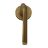 Straight Brushed Lever Door Handle with Concealed Round Rose