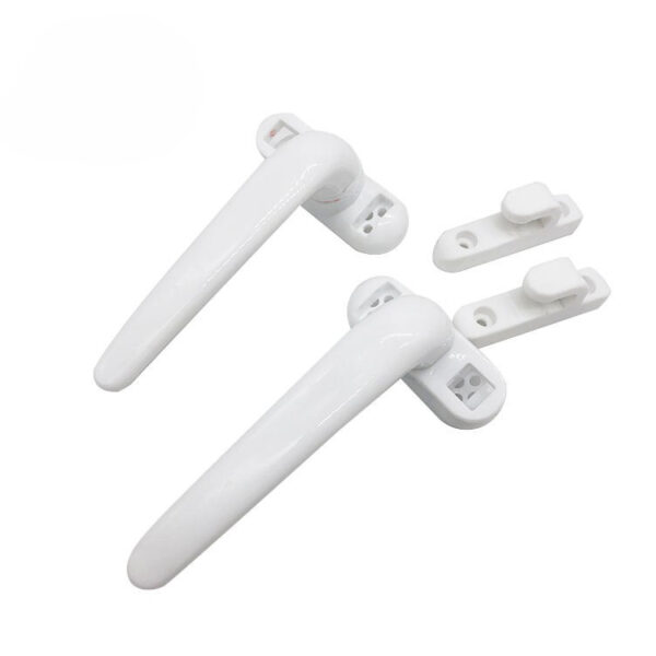 Straight Tapered Window Handle with Oval Base and Keeper