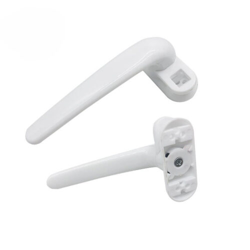 Straight Tapered Window Handle with Oval Base and Keeper