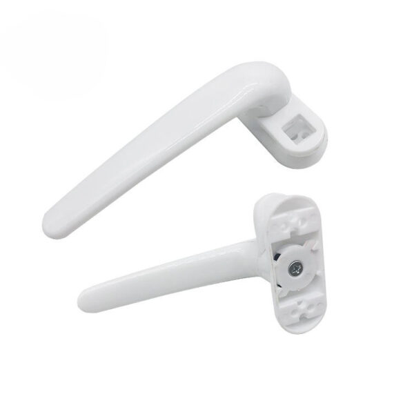 Straight Tapered Window Handle with Oval Base and Keeper