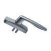 Tapered-Lever Casement Window Handle with Dual-Prong Fork