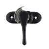 Tapered-Lever Window Sash Lock with Internal Coil Spring
