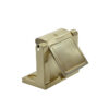 Two-Piece Push Paddle Door Latch with Angled Bracket Set