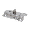 Wide T-Tab Surface Slide Bolt Lock with Low-Profile Keeper