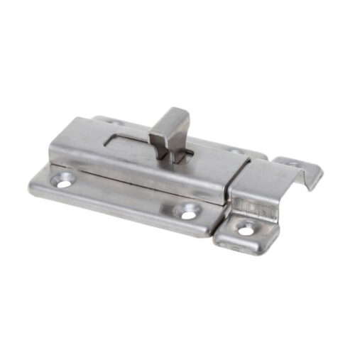 Wide T-Tab Surface Slide Bolt Lock with Low-Profile Keeper