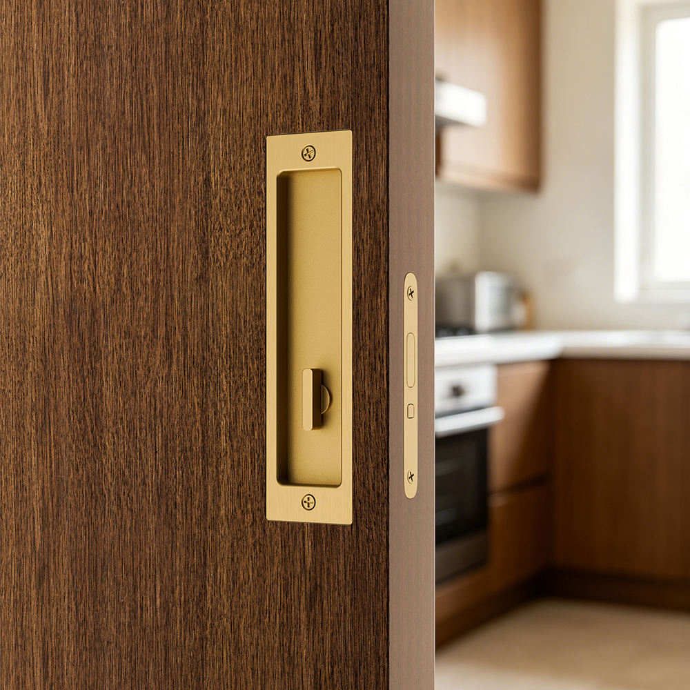 Pocket Door Handles Flush Pull Depth, Edge Pulls and Panel Clearance